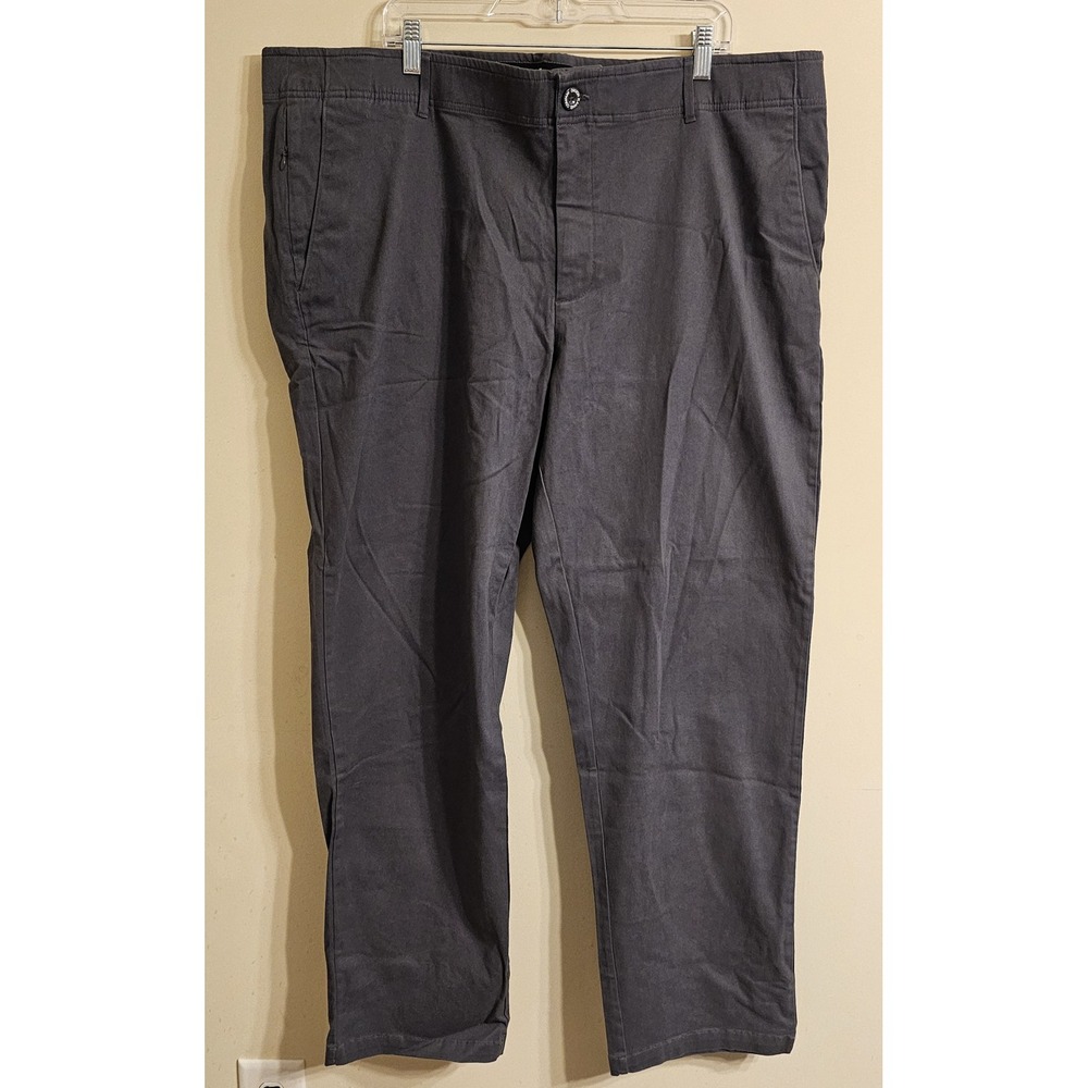 Dixxon Flannel Company Chino Pants Mens 46x32 (actual) Grey D-Flexx Work NWT